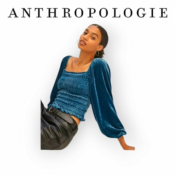 Whimsigoth Fairycore Velvet Top by Anthropologie size S EUC - Picture 1 of 11